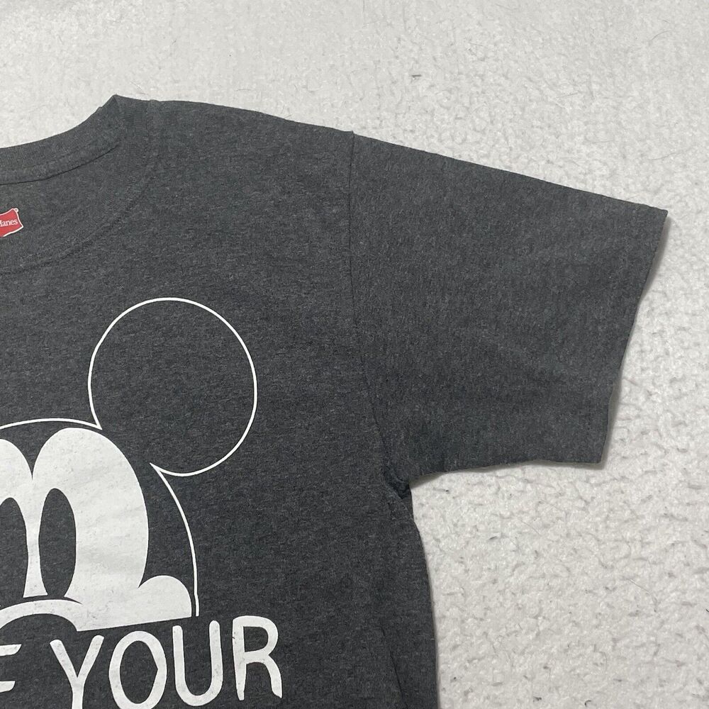 Disney Parks Men's Small I'll Be Your Mickey Mouse Tee Gray Graphic T Shirt - Picture 4 of 14